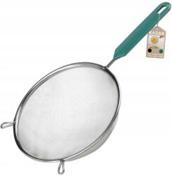 Kadax Konyhai Szűrő Cédrus Szűrő Fogantyúval Acél Szitáló Liszt Sűrű 16cm (K1971)