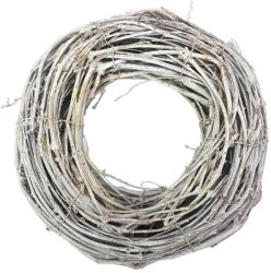  Vessző koszorú dekoráció 30cm - kosarbolt