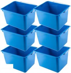 Kadax Festővödör Festékvödör 8 L Téglalap Alakú Vödör 6 db (K916)