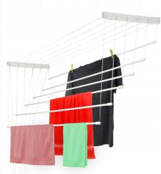 Kadax Fürdőszobai Mennyezeti Szárítógép 6 Rúd 140cm Strapabíró Robusztus (K5032) Ruhaszárító