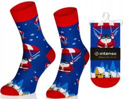 Intenso Színes Karácsonyi Zokni Mikulás Ajándék Karácsonyra Intenso 41-43