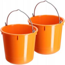 Kadax Építőipari Vödör 12L Gazdasági Kertészeti Műanyag Erős Habarcs 2 db (K3920)