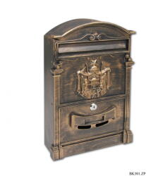 Richter Czech postaláda, arany színű, 25×41×8cm (BK.301.ZP)