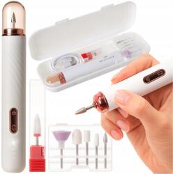 Beautylushh vezeték nélküli körömcsiszoló, tokkal, USB-C töltéssel, vágókkal (5900779956407)