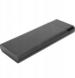 Powerbank Ház Készlet 8 Db 18650 Akkumulátorhoz, Led Teszterrel, 5V 2A, Fekete (a54551)