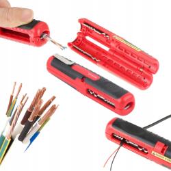  Szigeteléslehúzó, 8-13mm, RG59/RG6 kábelekhez, villanyszerelő szerszám (4vs91541)