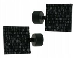 ESTAdeco Karniszvégződés fi 19 mm Prima szett 2 darabos Fekete Matt (końcówka PRIMA 19mm Czarny mat)