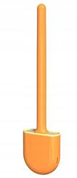  Szilikon Wc Kefe Wc-hez, Fali Tartóval, Narancssárga (KOLOR_MIX)