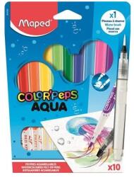 Maped akvarell filctoll szett 10+1 db-os - Color Peps (IMA844300) - iskolataskawebshop