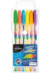 kidea Fluoreszkáló zselés toll 6 db-os (DZF6KA)