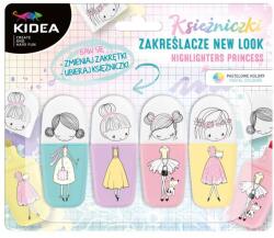 kidea mini szövegkiemelő filctoll 4 db-os - hercegnők (ZKNLKA)