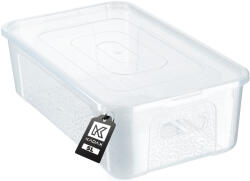 Kadax Tartály Rendszerező 5L Műanyag Játék Doboz Fedéllel Színtelen (K9488)