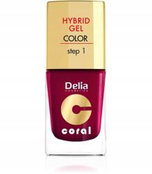 Delia Cosmetics Coral Hybrid Gel körömlakk zománc No. 18 marsala 11ml (135045814)