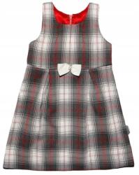 Barbaras Princeska kockás lány ruha 92cm (X159-09/92)