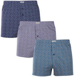 Andrie 3PACK férfi bő szárú boxeralsó Andrie tarka (PS 5895) L