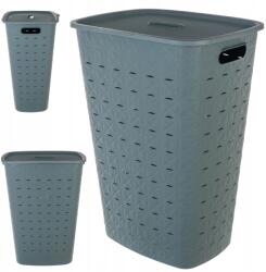 Curver Szennyestartó Kosár Fürdőszobai Tároló 56L Nagy Fedéllel Curver Softex (258700)