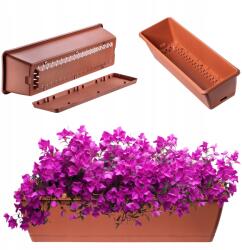 Kadax Erkélydoboz Virágtartó Állvány 59x19x14, 5 cm Erkély (K8039)