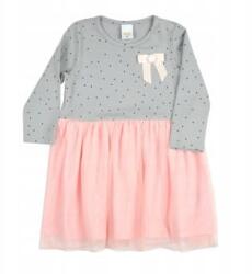 Atut Lány ruha pöttyös tüll 74cm (A-8627-74-SZR1)