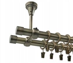 ESTAdeco Mennyezeti Függönykarnis Antik Arany 19+19mm Luna 160cm (karnisz II SUFIT 19mm LUNA ZŁOTO ANTYK)