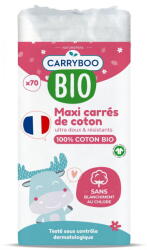 CARRYBOO Dischete din Bumbac Dreptunghiulare pentru Bebelusi Bio 70buc