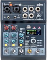 Soundsation MIOMIX 4LS - Mixer Audio cu Bluetooth, Media Player, FX integrat si OTG (conectare directa la telefon)