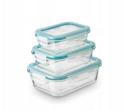 Konighoffer Üveg ételtároló edények komplett edénykészlet (4539584805108)