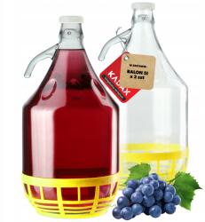 Kadax Boroslánctalpas 5L-ES Léggömb Hölgy Kosárban Borosüveg Zár 2 db (K4573)