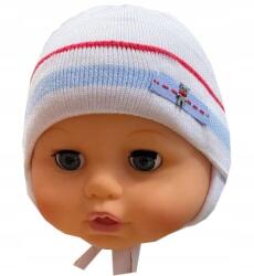 Barbaras Fehér Mackó Gyerek átmeneti sapka 36-38 (BH06/C/B/36-38)