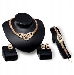  Arany Színű Ékszerszett Sebészi Acélból (ZP01298)