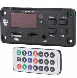  Bluetooth MP3/WMA/WAV/FLAC/APE Lejátszó Modul Rádióval, Usb-vel, Távirányítóval, 12V, 150MAH (BRMOW1994)