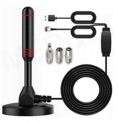  Fém Fm Antenna Erősítővel Univerzális Álló, 4 Különböző Csatlakozóval (196520098808)
