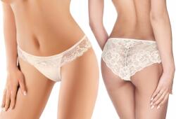 Ewana Bugyi Női alsó 046 ecrui M 38 krémszínű Cindy gyönyörű csipkés hátú (45993)