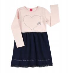 Atut Lány ruha szívvel 98cm (A-8041-98-JRO1)