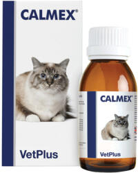 VetPlus VETPLUS Calmex, supliment sistem nervos & calmante pisici, suspensie orală VETPLUS Calmex, supliment sistem nervos & calmante pisici, cutie, 60ml suspensie orală