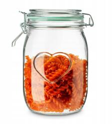 Tadar Üveg tároló klipsszel és szilikon szívtömítéssel 1l (5903313436960)