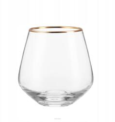 Villa Italia Alacsony pohár arany 400 ml Fiona Gold (KS404)