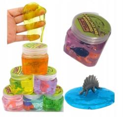  Glutén gél Slime Dinoszauruszok plasztikus massza folyékony gyurma -12db