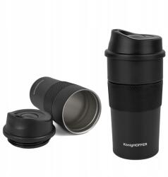 Konighoffer Stílusos Elliot thermo bögre 440ml italokhoz fekete (5903313424639)