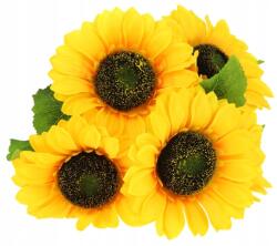 Nobo Kids Napraforgók Csokor Művirágok 5 Napraforgó Váza 45 cm (CH-328057)