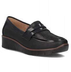 Filippo Női Félcipő Filippo DP6455/24 Fekete Valódi Bőr Tornacipő (DP6455/24.BK)