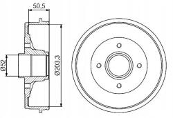 Bosch Fékdobok Dacia Logan 1.4 Mpi Lpg (LS0