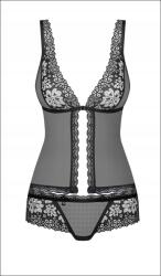 Obsessive 856-BAB-1 Babydoll hálóing és tanga fehérnemű szett L/XL méret (5901688218389)