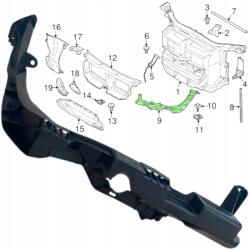 Mertt Csúszásgátló tartó Jobb Okulár lámpa Bmw X1 E84 09-15