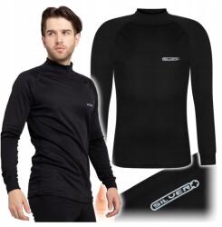 Ercole Férfi Termoaktív Póló, Meleg Termo Alsó felső, Dry, magasított nyakkal, Silver+ 4XL (Koszulka termoaktywna męska damska T-F04-4XL)