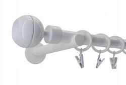ESTAdeco Függönyrúd Fém Modern 19mm Fehér 160cm Optic (karnisz I 19mm BIAŁY OPTIC)