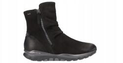 Gabor Női hócsizma, fekete, nubuk bőr, cipzáras 37-es méret (96.957.47)