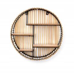 Mondex Dekoratív fonott akasztós polc Turócszentmárton Natura (HTO2483)