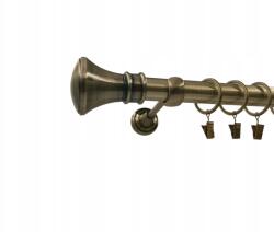 ESTAdeco Függönykarnis fi25mm Antik Arany 160cm Monaco (karnisz I fi25 Złoto Antyk Monaco)