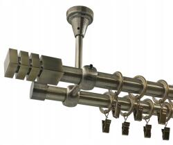 ESTAdeco Függönysín Mennyezetre Antik Arany 19+19mm Nordic 160cm (karnisz II SUFIT 19mm NORDIC ZŁOTO ANTYK)