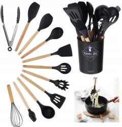 Konyhai eszközök készlet Szilikon kiegészítők Fa (RC-K-737)